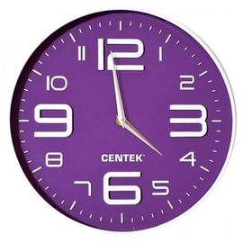  Часы настенные CENTEK СТ-7101 фиолетовый 