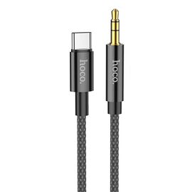  Кабель Type-C - 3.5mm Hoco UPA19 100см  (black) (215762) 