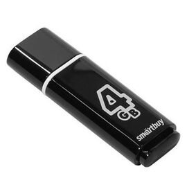  Флэш накопитель USB  4 Гб Smart Buy Glossy (black) (20113) 