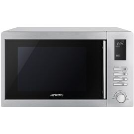  Микроволновая печь SMEG MOE25X отдельностоящая 25л, гриль, нерж 