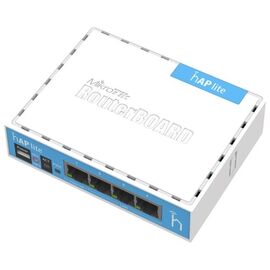  MikroTik RouterBOARD RB941-2nD-TC (hAP Lite), Wi-Fi Роутер, 2.4GHz, 802.11b/g/n, MIMO 2x2, 4xLAN 