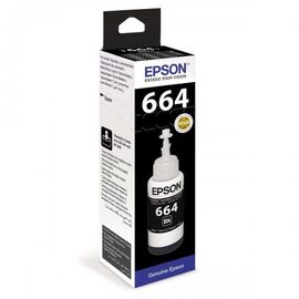  Чернила Epson L100/L200/L110/L120/L1300/L210/L222/L300/L312/L350/L355/L362/L456/L550/L555/L566 (O) C13T66414A, Black, 70ml 