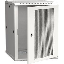  Шкаф коммутационный ITK Linea W (LWR3-12U66-PF) настенный 12U 600x600мм пер.дв.перфор. серый сталь 