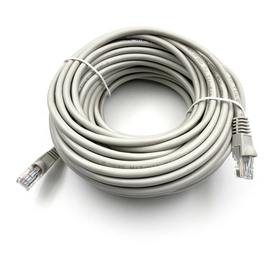  Патч-корд Buro (UTP-5E-20M-G) UTP 4 пары cat5E CCA molded 20м серый RJ-45 (m)-RJ-45 (m) 