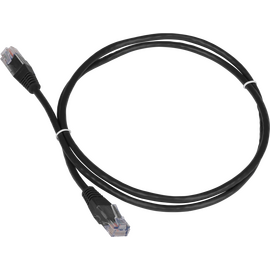 Патч-корд TWT (TWT-45-45-3.0-BK) TWT UTP кат.5e, с заливными колпачками, 3.0 м, черный 