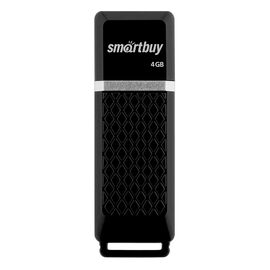  Флэш накопитель USB  4 Гб Smart Buy Quartz (black) (95134) 