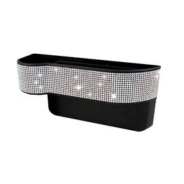  Органайзер - автомобильный карман между сиденьями со стразами (001) (black) (1) (131960) 