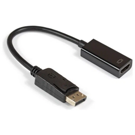  Кабель-переходник Exegate EX-DPM-HDMIF-0.15 EX284921RUS DisplayPort-HDMI 20M/19F 0,15м 