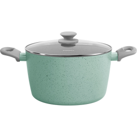  Кастрюля MAUNFELD Helga MCS57FA05FS из кованого алюминия со стекл. крышкой, 24см, 5,7л 