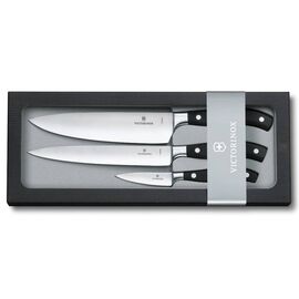  Набор ножей кухон. Victorinox Forged Chefs (7.7243.3) компл.:3шт черный подар.коробка 