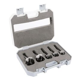  Набор сверл Форстнера Deli DH-MKK005-ED1 5 шт (15/20/25/30/35мм) ограничитель глубины, пласт. кейс 