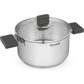  Кастрюля Rondell Quadro RDS-1596 3.1л стальной 