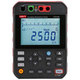  Измеритель сопротивления изоляции UNI-T UT512D до 2,5 кВ, до 1 ТОм память на 999 измерений, CAT IV 600 В 