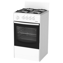  Плита Газовая Darina S GM 441 001 W белый, 85x50x50см, 4 конфорки, духовка 50 л 