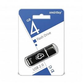  USB-флешка Smartbuy 4Gb Glossy series Black SB4GBGS-K 