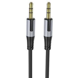  Кабель AUX (папа-папа) Borofone BL19 Creator 100см   (black) (225495) 