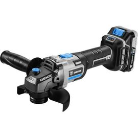  Углошлифовальная машина аккумуляторная DEKO DKAG20 063-4026 с акк и ЗУ 