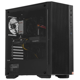  ПК iRU Game 520B5G (2061477) AMD Ryzen 5 5600, DDR4 16ГБ, 512ГБ(SSD), nVidia Radeon RX 6600 - 8 ГБ, Free DOS, черный 