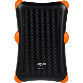 HDD ext 2.5" 1.0TB USB3.0 Silicon Power Armor A30, ударопрочный, чёрный/оранжевый (SP010TBPHDA30S3K) 
