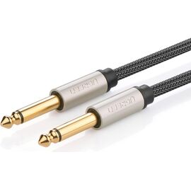  Кабель UGREEN AV128 10638 6.5mm Male to Male Stereo Auxiliary Aux Audio Cable 2m Gray 