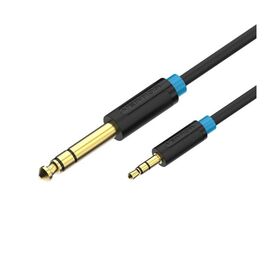  Кабель аудио Vention BABBI Jack 6,5 mm M/3,5 M 3м 