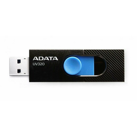  USB-флешка A-DATA UV320 AUV320-128G-RBKBL 128GB, USB 3.2, черный/голубой 