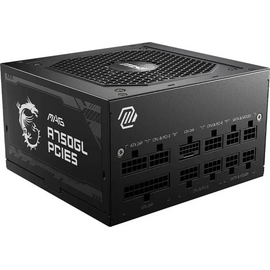  Блок питания MSI MAG A750GL PCIE5 Gen.5 (306-7ZP8B11-CE0) ATX 750W 80+ gold (20+4pin) APFC 120mm fan 8xSATA Cab Manag RTL 