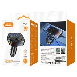  FM-Модулятор PD25W+QC3.0 JOKADE JH051 black 