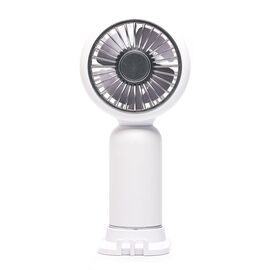  Вентилятор - портативный YM88206C (1 режим, 250 mah) (white) (240283) 