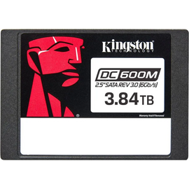  SSD Kingston Enterprise DC600M SEDC600M/3840G 3,84TB 2.5" SATA 3 R560/W530MB/s 3D TLC MTBF 2M 94 000/59 000 IOPS 7008TBW (Mixed-Use) 