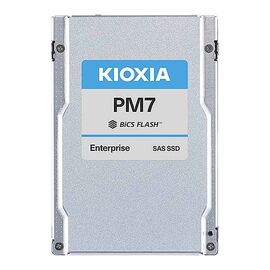  SSD KIOXIA PM7-R KPM7VRUG7T68, 7680GB, 2.5" 15mm, SAS 24G, TLC, R/W 4200/4100 MB/s, IOPs 720K/175K, TB 