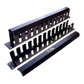  Кабельный органайзер Lanmaster TWT-ORG/CV-1U горизонтальный односторонний пальцы 1U шир.:19" 