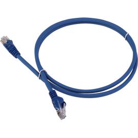  Патч-корд LANMASTER (LAN-PC45/U5E-2.0-BL) LSZH UTP кат.5e, 2.0 м, синий 