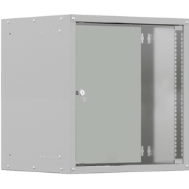  Шкаф коммутационный NTSS Lime NTSS-WL12U5545GS настенный 12U 550x450мм пер.дв.стекл несъемн.бок.пан. 30кг серый 370мм 14кг 110град. IP20 