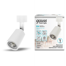  Светильник GAUSS TR089, 4000К, белый нейтральный, белый 