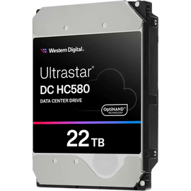  HDD WD Ultrastar DC HC580 22TB (WUH722422ALE604) (SATA 3.5"/7200/512Mb/6Gbs) 