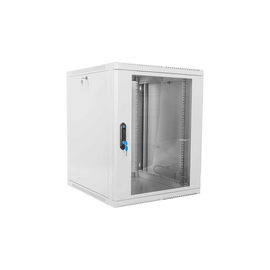  Шкаф коммутационный ЦМО ШРН-12.500 настенный 12U 600x529мм пер.дв.стекл 200кг серый 470мм 18кг 180град. 612мм металл 
