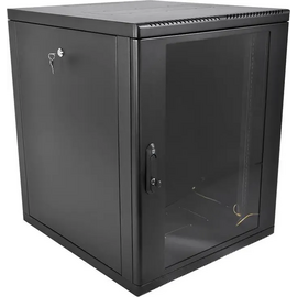  Шкаф коммутационный ЦМО ШРН-М-15.650-9005 настенный 15U 600x650мм пер.дв.стекл 85кг черный 581мм 28.2кг 180град. 745мм IP20 сталь 