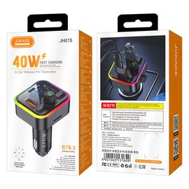  FM-Модулятор PD20W+QC3.0 JOKADE JH015 black 