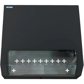  Шкаф коммутационный NTSS NTSS-SOHO5U-BL настенный 5U 520x140мм пер.дв.стекл несъемн.бок.пан. 80кг черный 11кг 480мм IP20 металл 