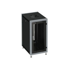  Шкаф коммутационный Sysmatrix SL 6622.933 напольный 22U 600x600мм пер.дв.перфор. задн.дв.перфор. 800кг черный 450мм 51кг 180град. 1100мм IP20 метал 