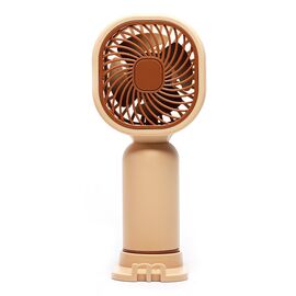  Вентилятор - портативный YM88206B (1 режим, 250 mah) (beige) (240281) 
