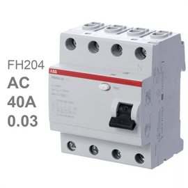  УЗО ABB FH204 (2CSF204004R1400) 4п 40А 30мА АС (ELC) 