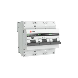  Автоматический выключатель EKF PROxima (mcb47100-3-25D-pro) 3P 25А 10kA ВА 47-100 