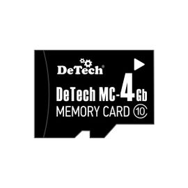  DeTech MC-4Gb Карта памяти (C10 с адаптером) 