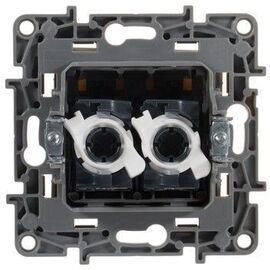  Розетка компьютерная Legrand Etika (672355) скрыт. слоновая кость 