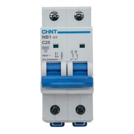  Автоматический выключатель CHINT NB1-63 (179661) 2P 25A 6кА х-ка C 