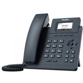  Телефон Yealink SIP-T30P с блоком питания черный 