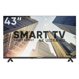  43" Телевизор Soundmax SM-LED43M01SU черный 3840x2160, 4K Ultra HD, 60 Гц, Wi-Fi, Smart TV, Android TV 