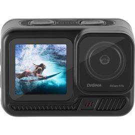  Экшн-камера Digma DiCam DC970 Combo 1xCMOS 12Mpix черный 